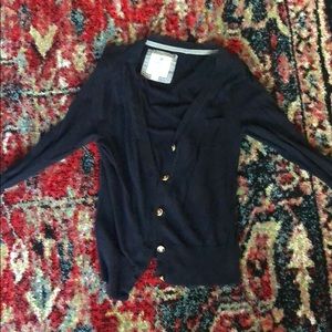 Women’s blue cardigan